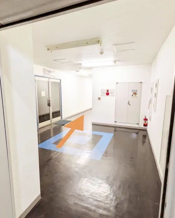 奥に進める通路